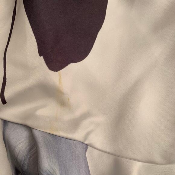 Prabal Gurang Floral Assymetrical Silk Skirt - Picture 2 of 6